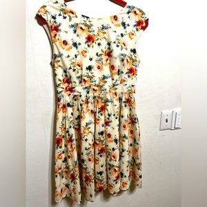 Floral a line dress